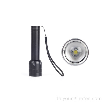 Aluminium Zoomable Tactical USB Genopladelig LED lommelygte